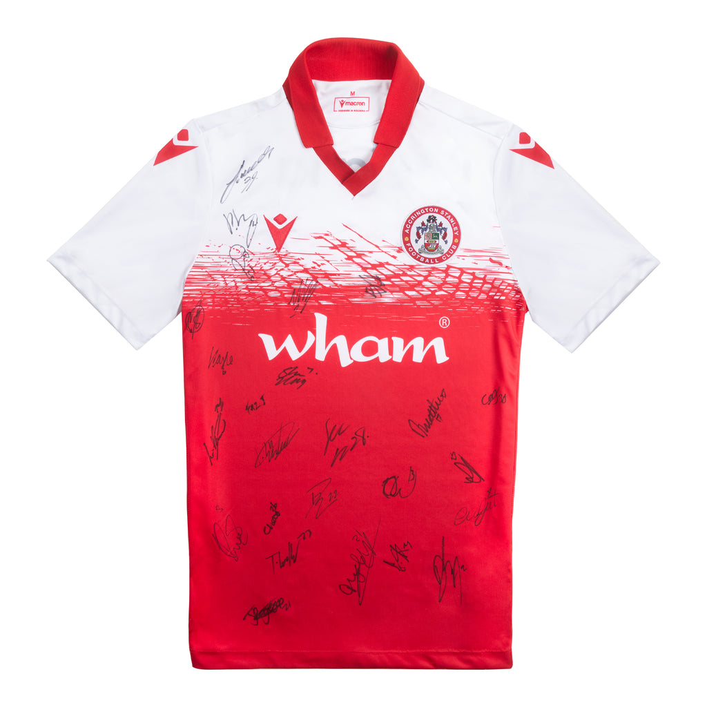 Accrington Stanley Home Shirt - Autographed - 2025/26