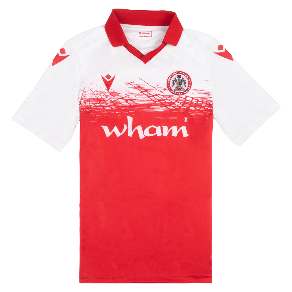 Accrington Stanley Red and White Home Shirt