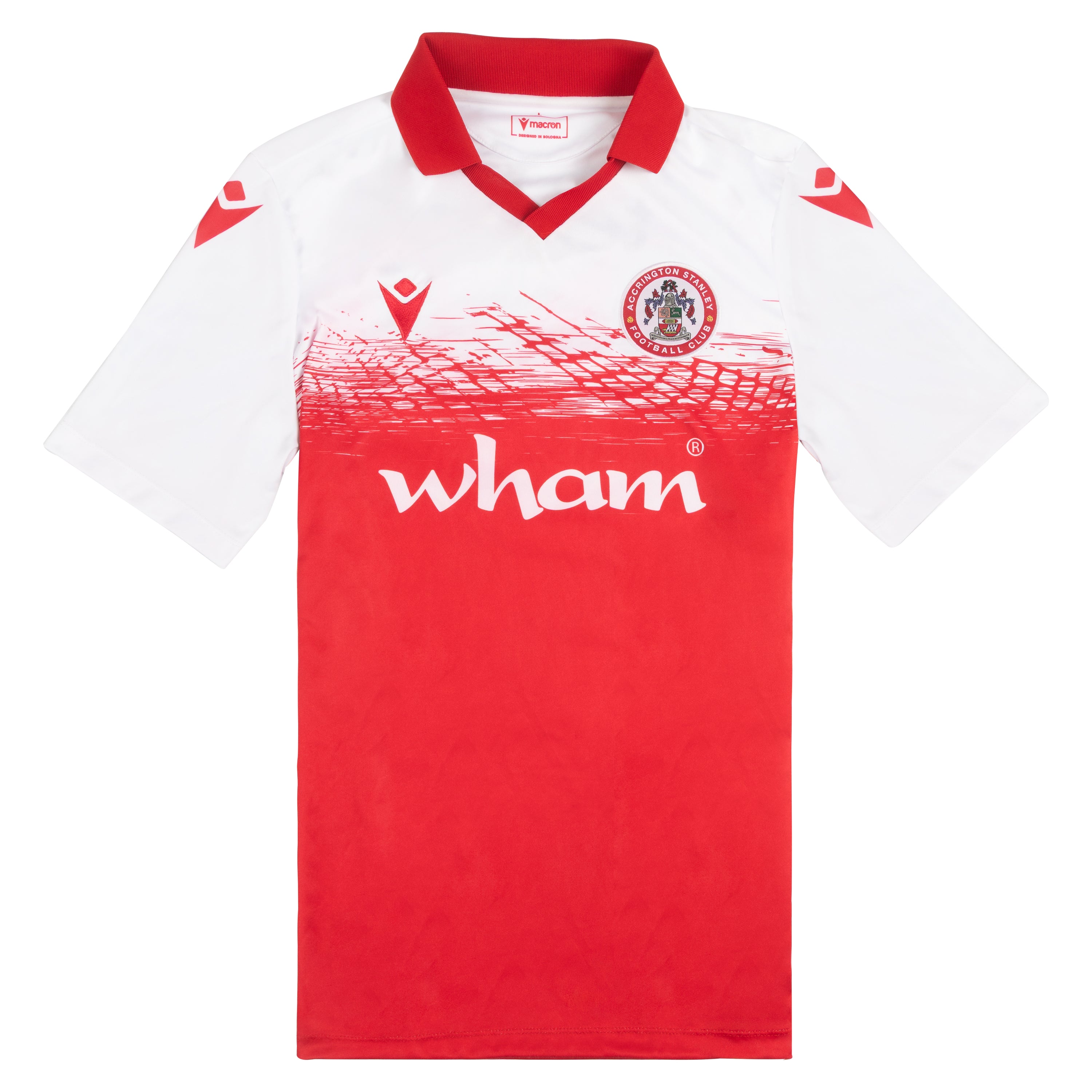 Accrington Stanley Red and White Home Shirt