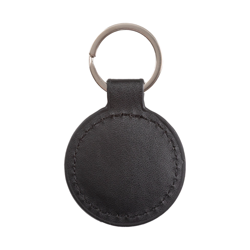 Black Leather Keyring with ASFC Crest