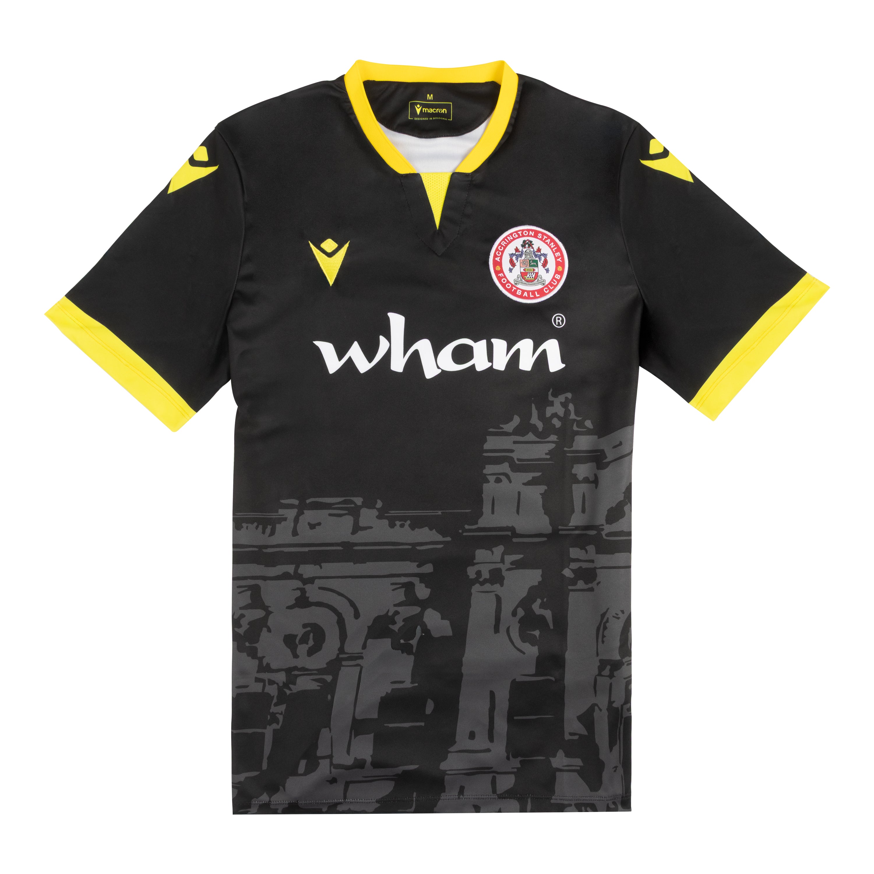 Accrington Stanley Black & Yellow 3rd Shirt