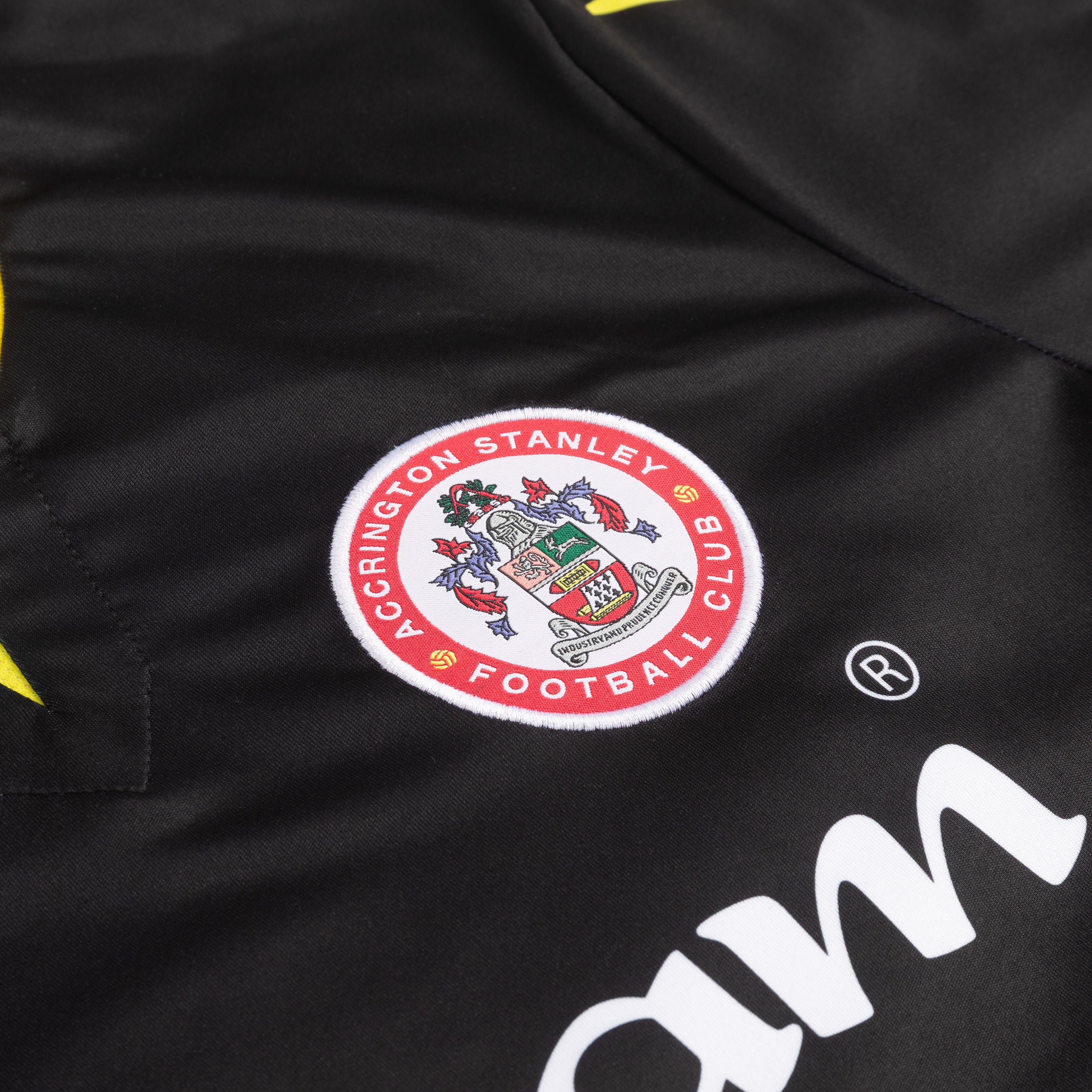 Accrington Stanley Black & Yellow 3rd Shirt