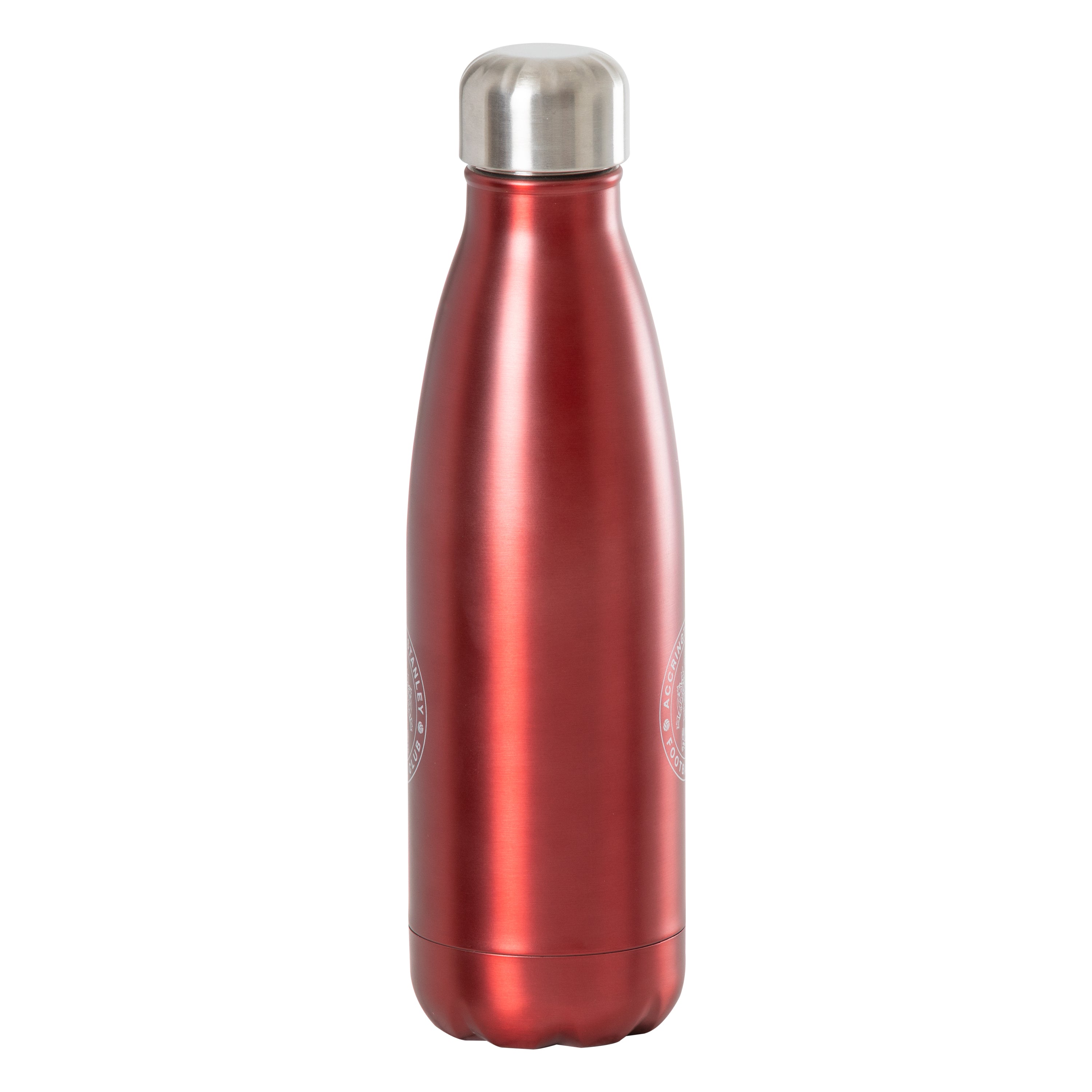 Red Metallic Drinks Bottle
