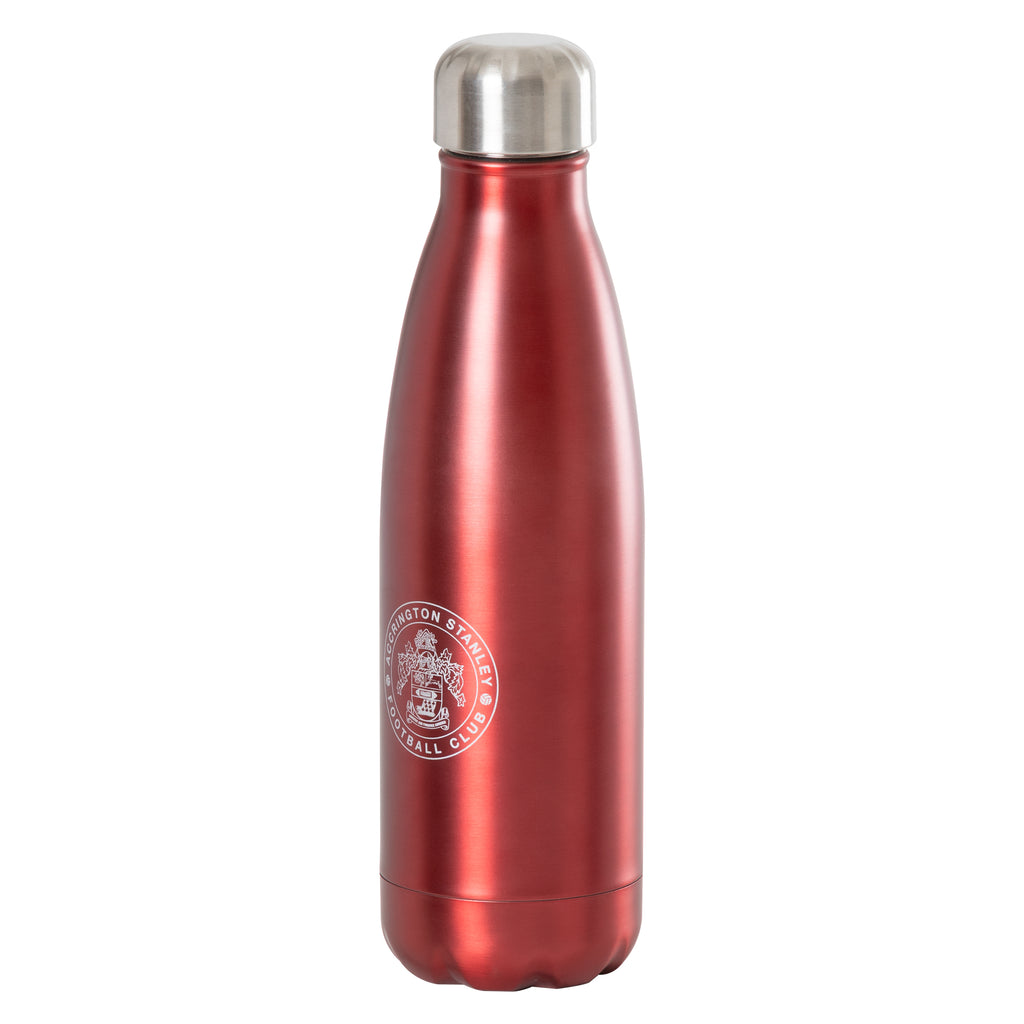Red Metallic Drinks Bottle