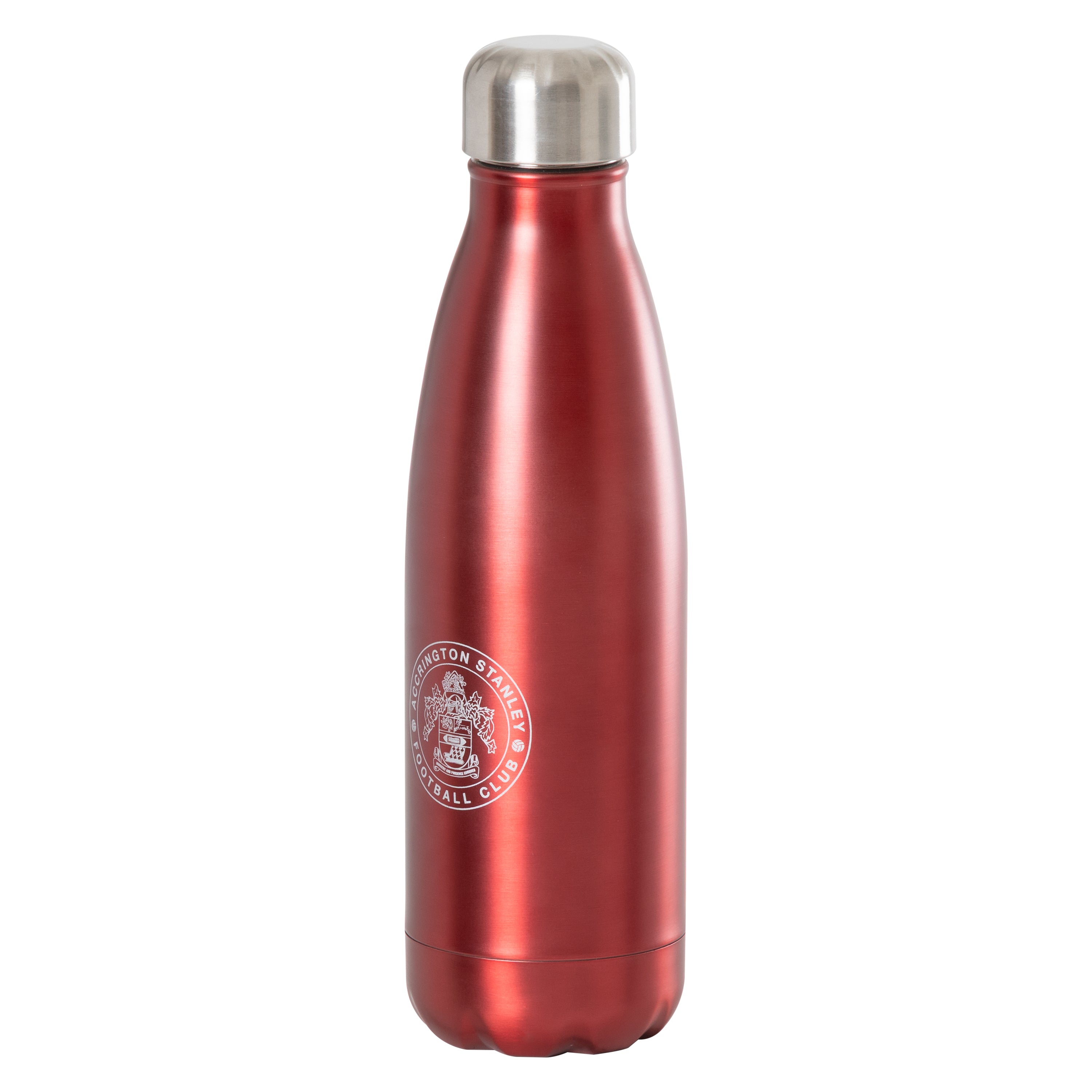 Red Metallic Drinks Bottle