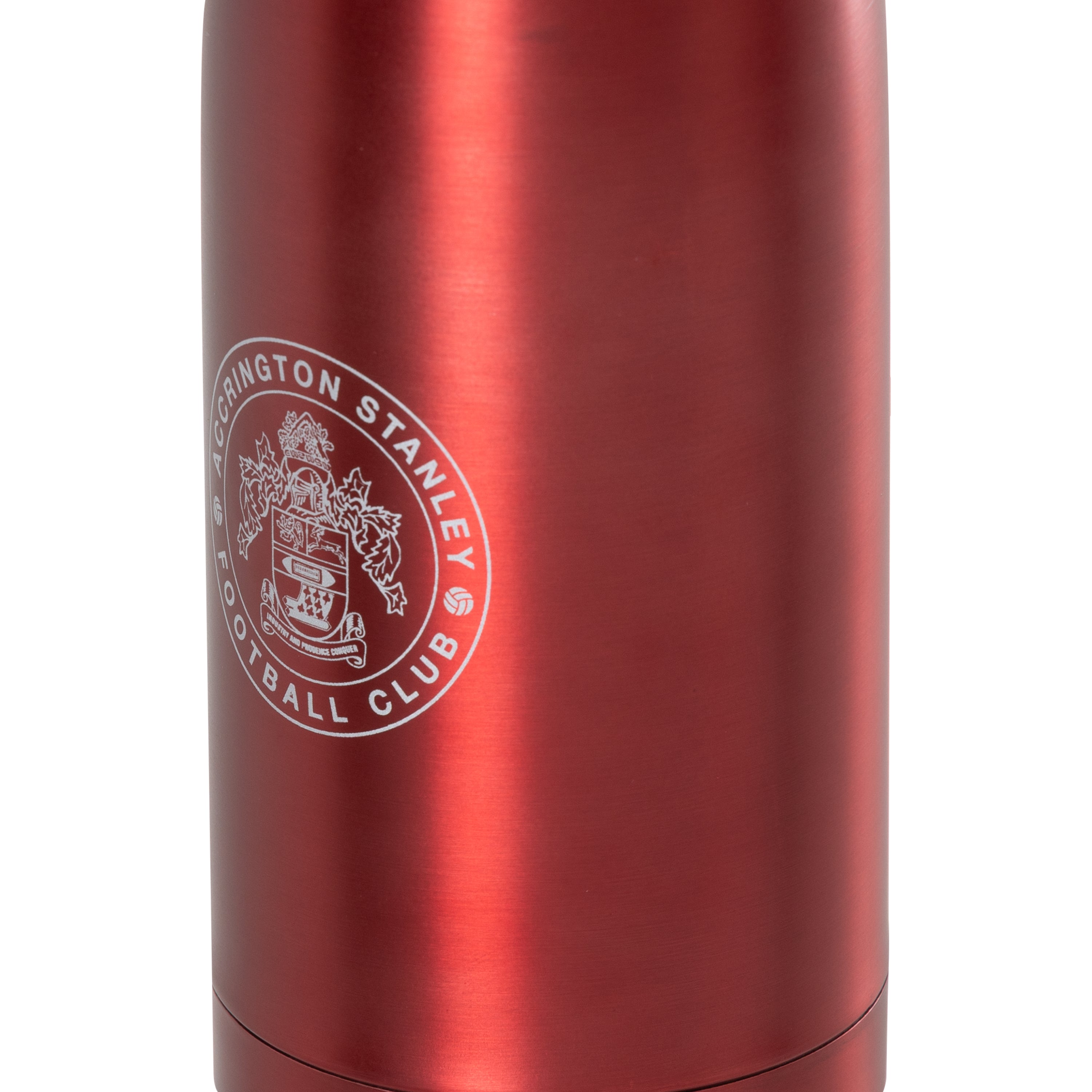 Red Metallic Drinks Bottle