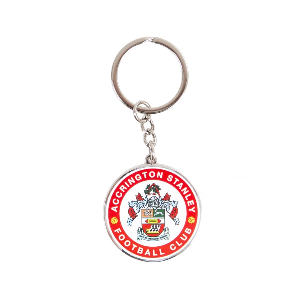 Accrington Stanley FC Club Crest Keyring