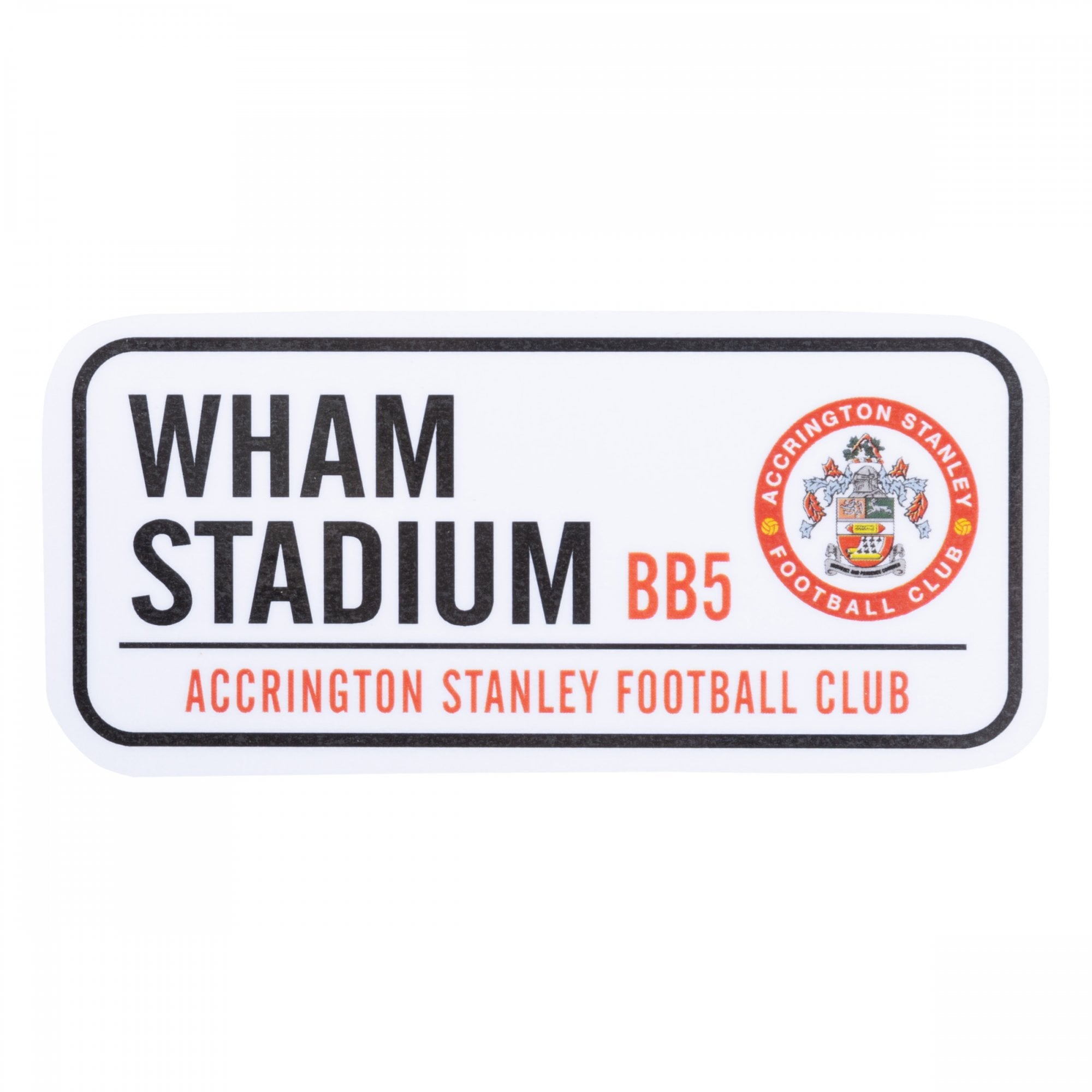 Accrington Stanley Street Sign Fridge Magnet