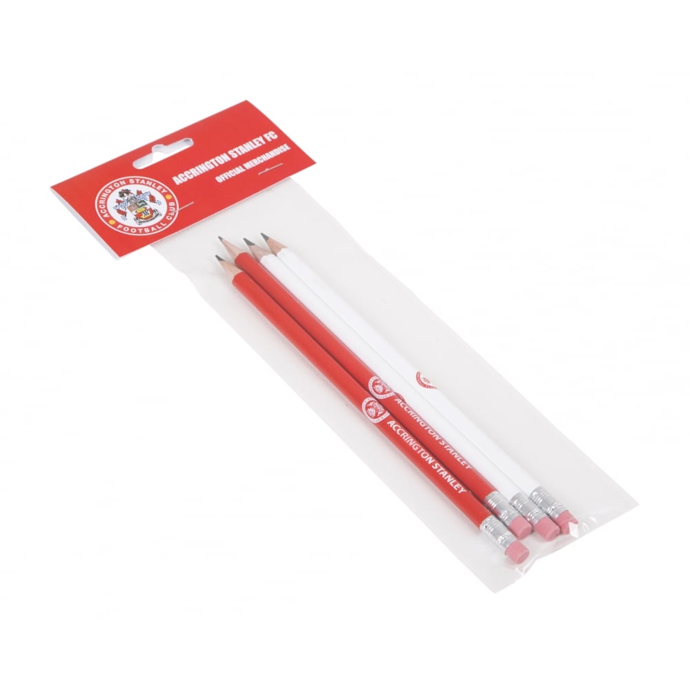 Pencils - Red & White 4PK