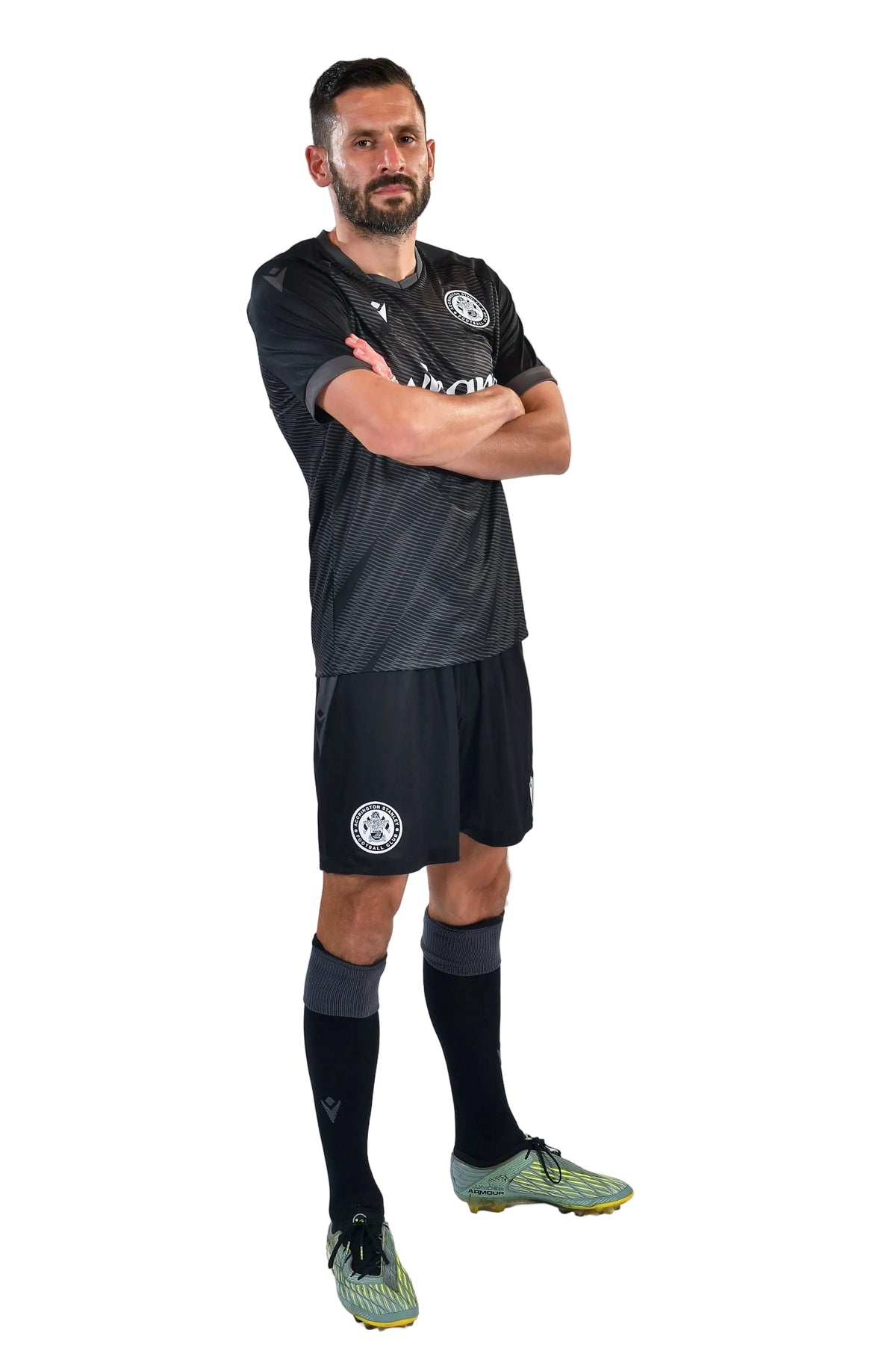 Black/White Shorts -  ASFC 26/27 Third Kit Shorts