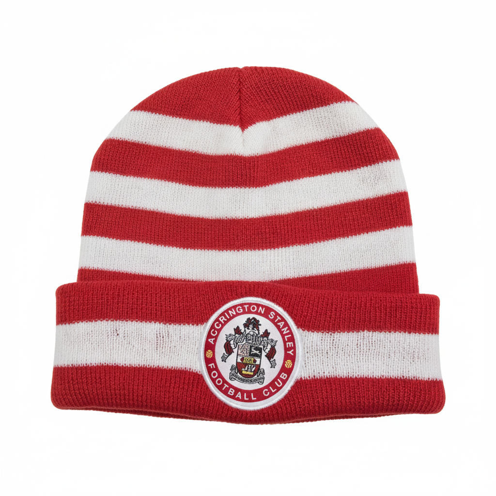 Red and White Hat with ASFC Crest (Used)