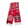 Accrington Stanley Scarf with Pride of Lancashire, includes Lanc's Rose and Badge (Used)