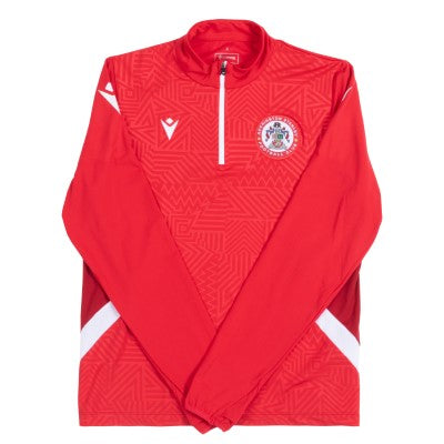 FRASER - Red Long Sleeved Training Top