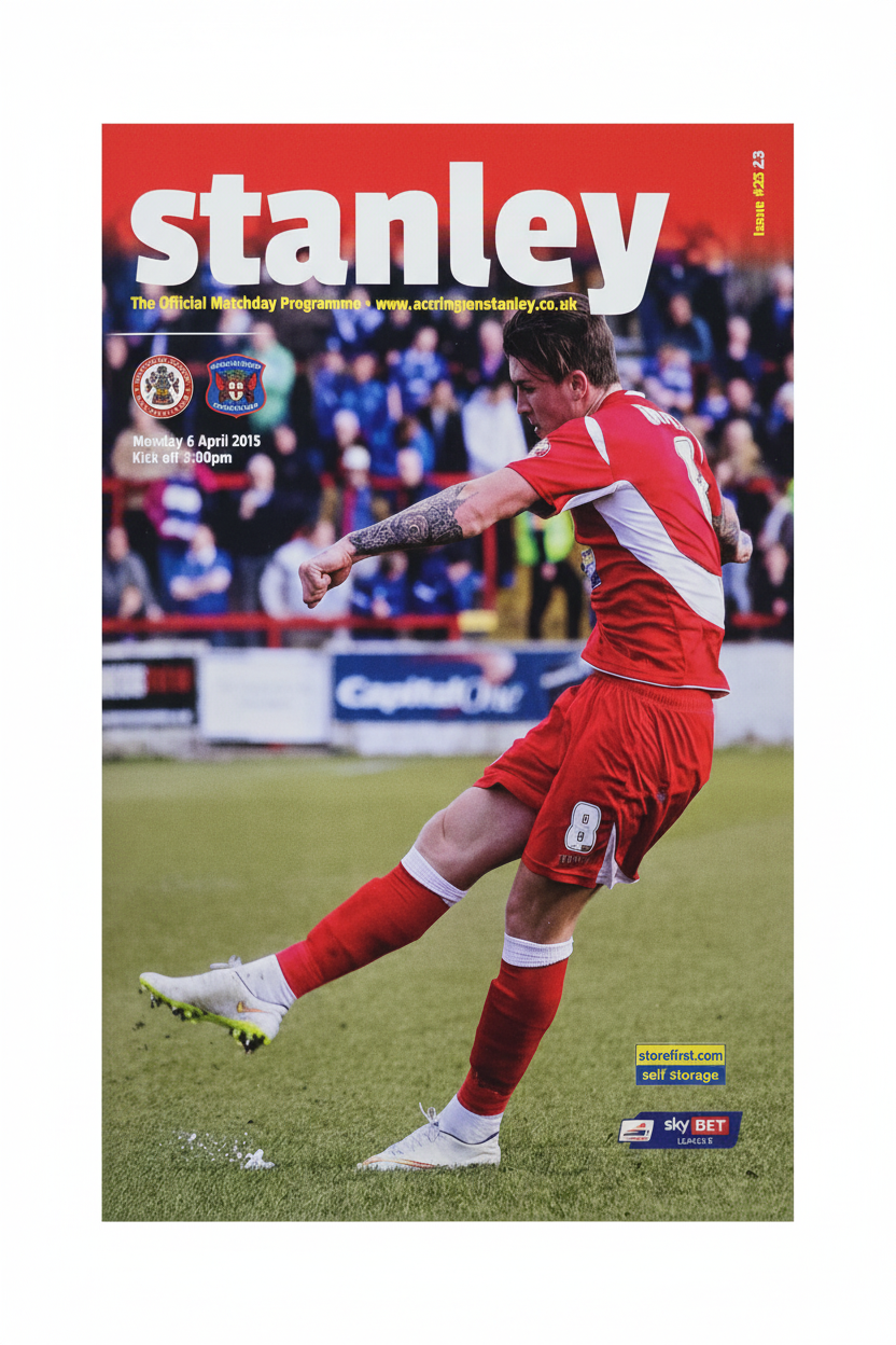ASFC v Carlisle United Programme - 06-04-2015