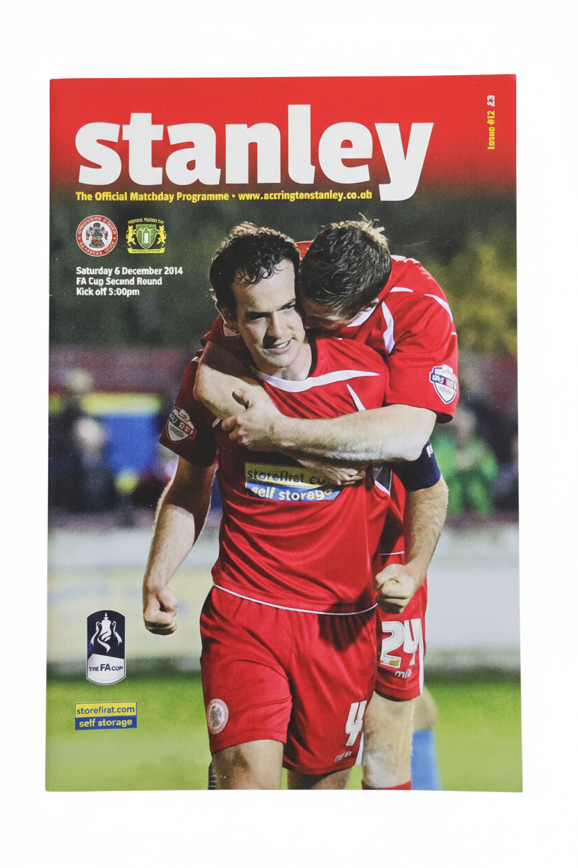 ASFC v Yeovil Town Programme - FA Cup - 06-12-2014