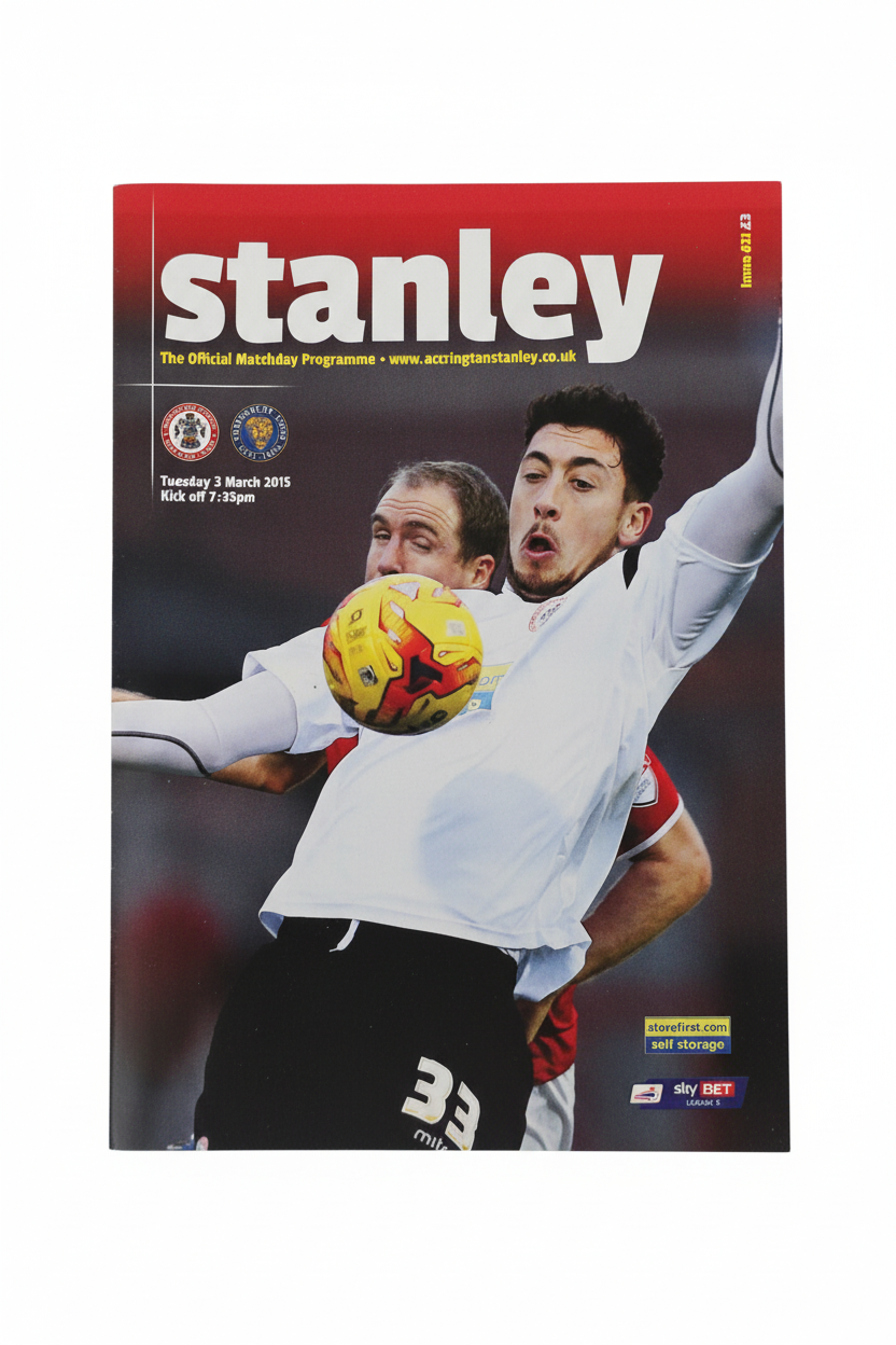 ASFC v Shrewsbury Programme 03-03-2015