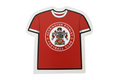 Accrington Stanley shirt fridge magnet with transparent background