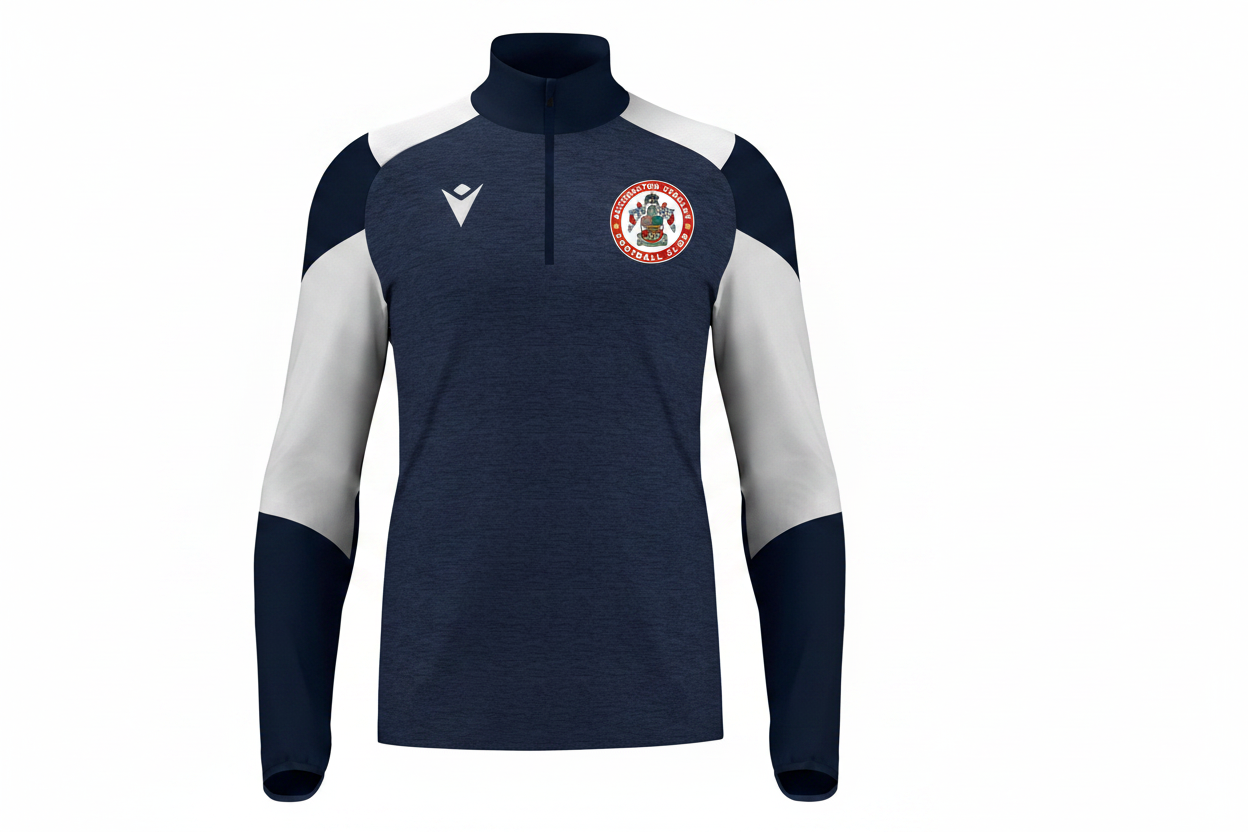 Izel - 1/4 Zip Training Top Navy/White